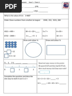 Tenambit PS Maths Key Ideas Ass Yr3 T1