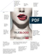 True Blood Analysis Poster