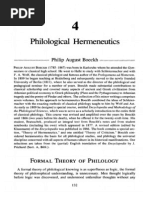 Boeckh - Philological Hermeneutics