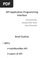 API-Application Programming Interface