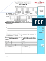 Borang Permohonan Kamsis Jun 2014