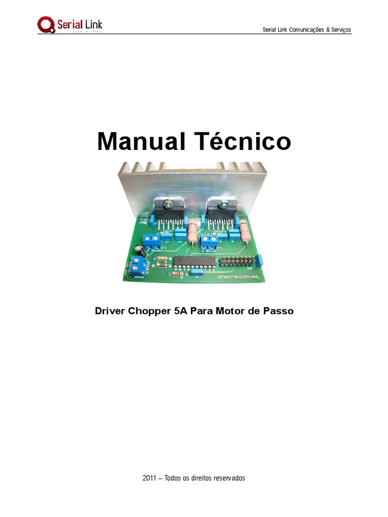 Driver Chopper 5A: Manual Técnico | PDF | Engenharia da Computação ...