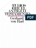 Von Rad, Gerhard - Estudios Sobre El Antiguo Testamento