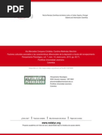 Factores culturales asociados a las características