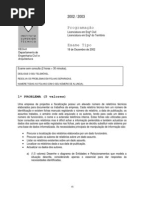 Exame Tipo 2002 2003 Solucao