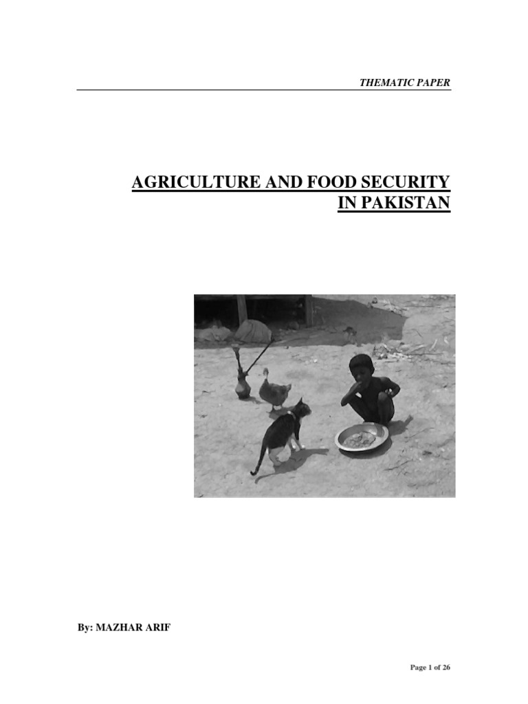Agriculture and Food Security | PDF | Technology & Engineering