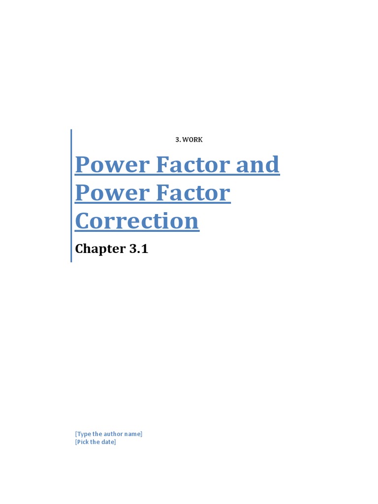 Power Factor Correction Techniques | PDF | Ac Power | Capacitor