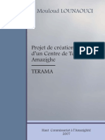 Projet de Création D'un Centre de Terminologie Amazighe (TERAMA) - Mouloud Lounaouci