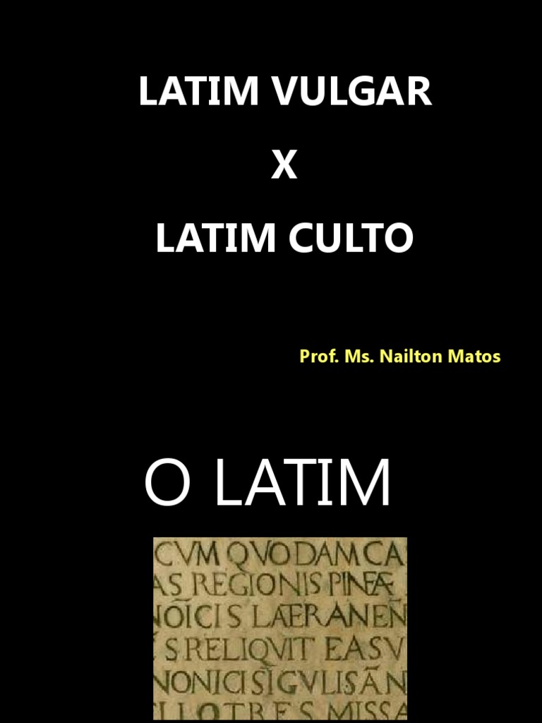 O Latim Culto e o Latim Vulgar | Download grátis PDF | Latim | Império ...