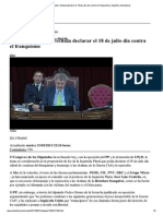 EL MUNDO - 21.05.2013- El PP rechaza declarar el 18 de julio día contra el franquismo