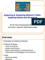 Capturing & Analyzing Network Traffic: tcpdump/tshark and Wireshark