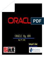 Oracle 10G asm