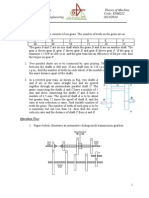 Theory of Machines - Sheet2