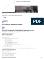 DAO Generico – um exemplo a pedidos » Sobre Código