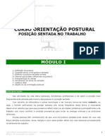 Orientação Postural na posição sentada