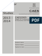 Caes2905_coursebooklet w Cover