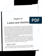 H. D. Brown - Language Testing From Principles of Language Learning and Teaching