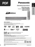 Panasonic DMR-EX78 DMR-EX88 DVD/HDD Recorder