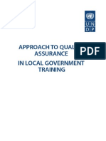 CoE UNDP Quality Assurance