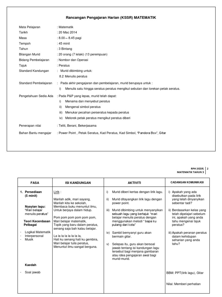 Soalan Matematik Tahun 3 Peratus  vacaberka