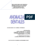 Anomalias Dentales