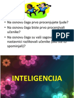 8 Inteligencija Kreativnost I Darovitost