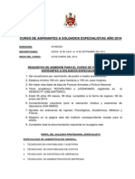 Requisitos para Especialistas