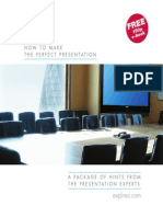 How To Make The Perfect Presentation: 150p E-Book