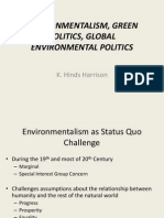 Environmentalism, Green Politics, Global Environmental Politics - 2014 - 1
