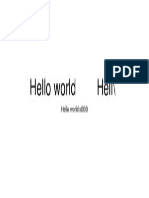 Hello World 123