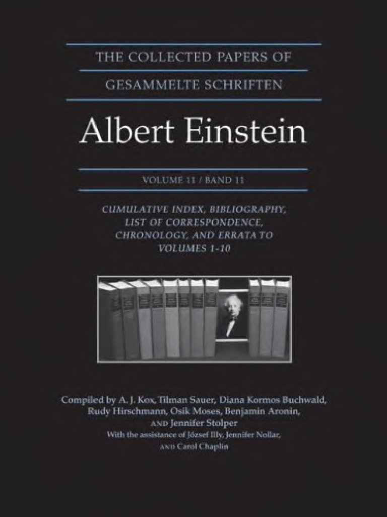 the Collected Papers of Albert Einstein Volume 11