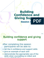 Session 10 Building Confidence and Giving Support