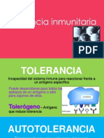 Tolerancia Inmunitaria