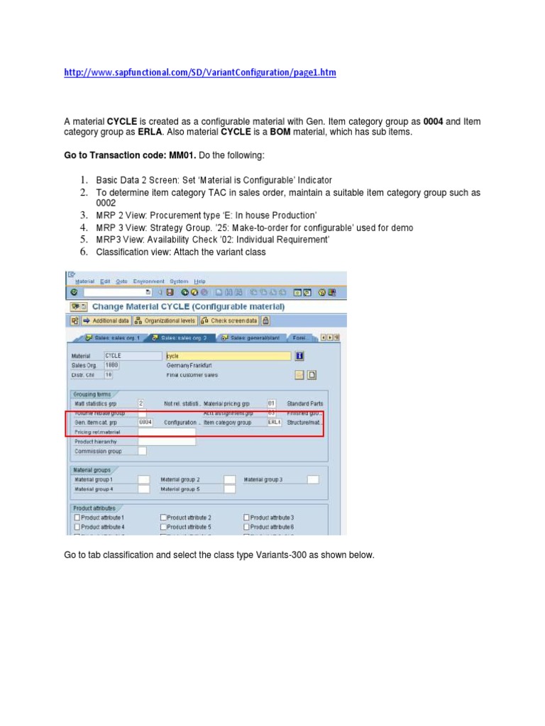 Variant Configfor A BOM | PDF | Computer Data | Computing