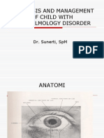 Lecture 18 Diagnosis and Management of Child With Opthalmology Disorder