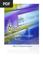 IPv6 Configuration Commands for Diff Routers