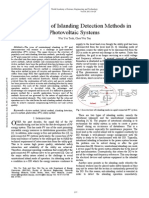 An Overview of Islanding Detection Methods in Photovoltaic Systems