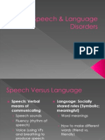 Lecture 13-Speech and Language Disorders