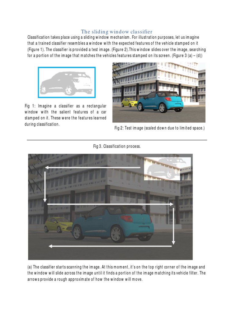 Sliding Window Classifier Explained | PDF