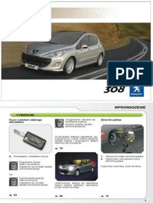 Instrukcja Obsługi Peugeot 308 | Pdf