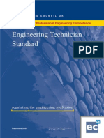 Engineering Technician Standard