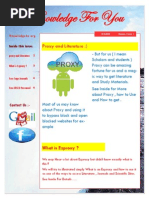 Knowledge for You (Knowledge4u.org) Magazine Volume 1 Issue 1