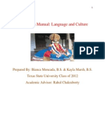 Malayalam Manual: Language and Culture