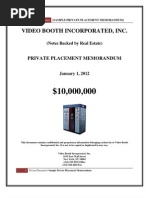 Download Sample Private Placement Memorandum by PrivatePlacements SN21396350 doc pdf