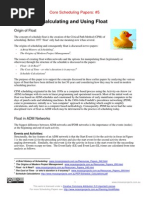 Calculating and Using Float: Core Scheduling Papers: #5