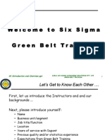 Introduction and Six Sigma Overview