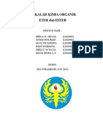 Makalah Kimia Organik Eter Dan Ester