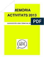 Memoria 2013 Gotic