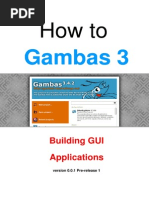 How To Gambas - Building GUI Applications-0.0.1