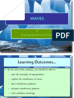 Waves: 1.5 Analysing Interference of Waves
